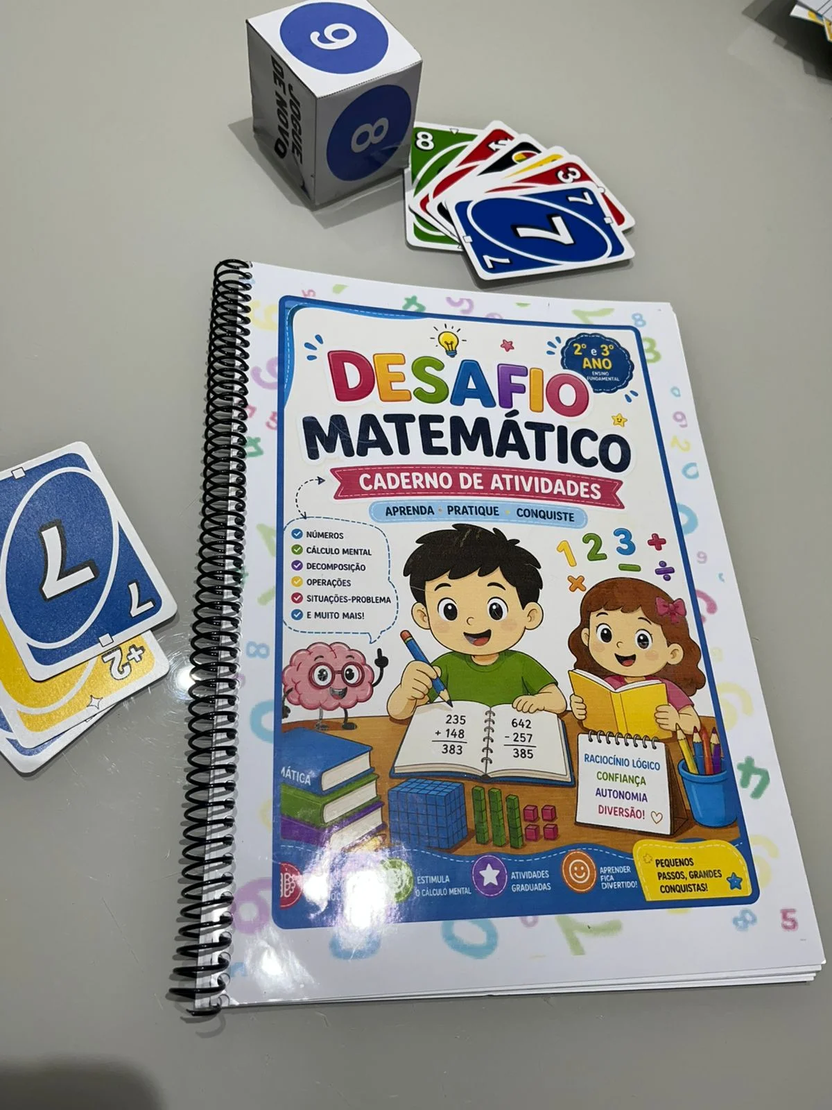 APOSTILA DESAFIO MATEMÁTICO - 3°ano - anos iniciais — amostra 4: Apostila criada como o objetivo de Desafiar a Matemática —…