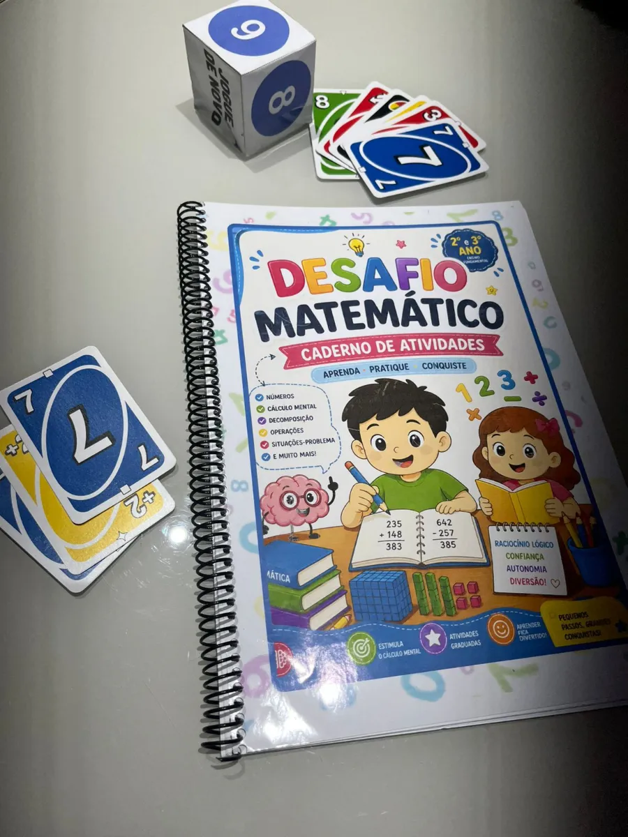 Apostila Desafio Matemático - Atividades 2° e 3° anos — amostra 2: Muitas crianças decoram números… mas travam na hora de…