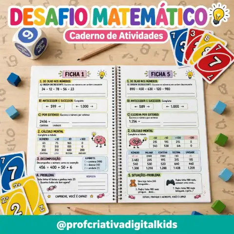 Apostila Desafio Matemático - Atividades 2° e 3° anos — capa do material