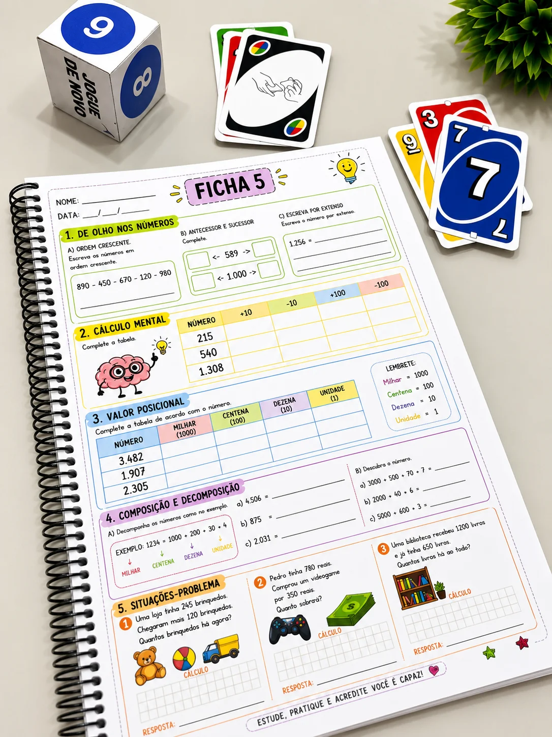 Apostila Desafio Matemático para 2º e 3º Ano — amostra 1: Apostila Desafio Matemático uma apostila prática, visual e…