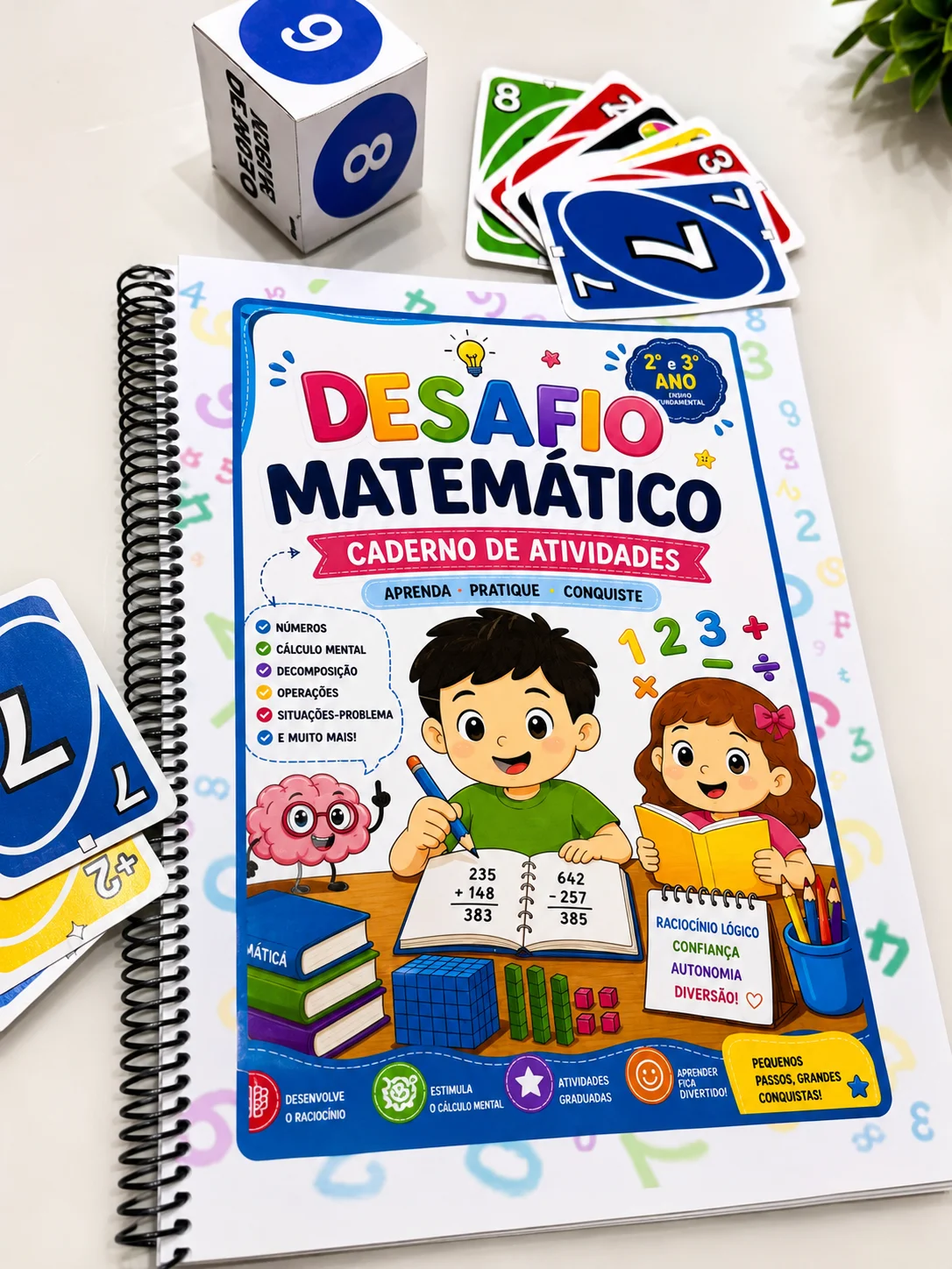 Apostila Desafio Matemático para 2º e 3º Ano — Alfabetização para 3º ano: Apostila Desafio Matemático uma apostila prática,…