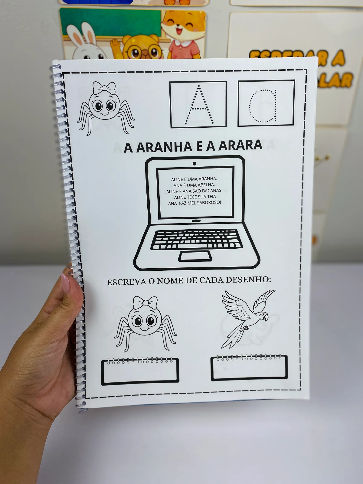 Apostila do Alfabeto – Alfabetização Completa do A ao Z — amostra 2: A Apostila do Alfabeto é um material pedagógico lindo,…