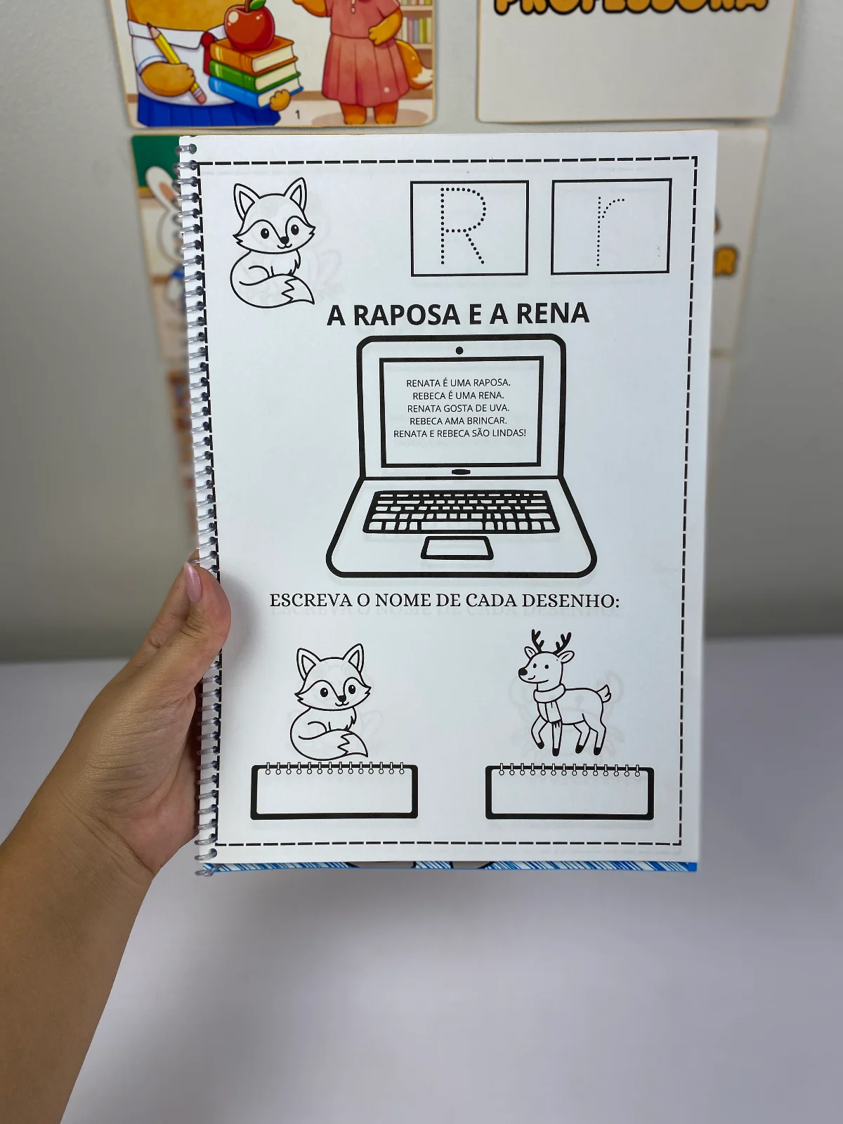 Apostila do Alfabeto – Alfabetização Completa do A ao Z — amostra 4: A Apostila do Alfabeto é um material pedagógico lindo,…