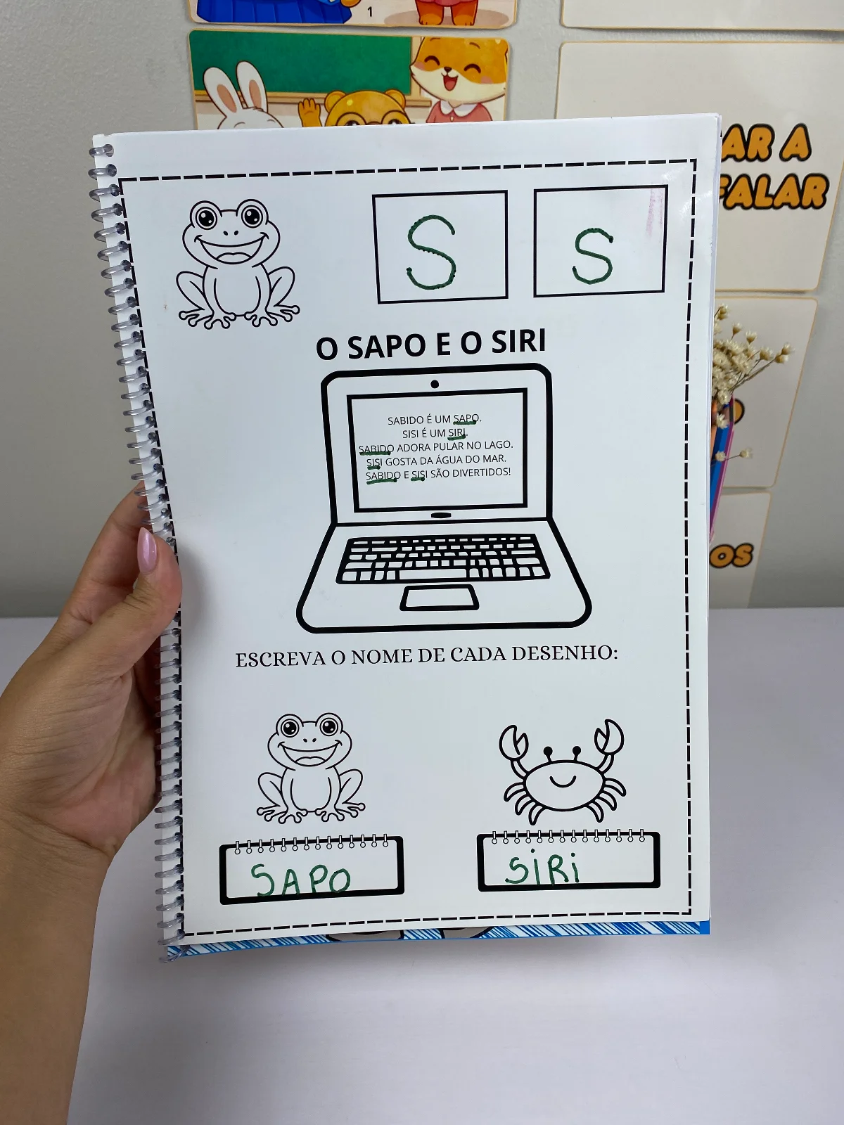 Apostila do Alfabeto – Alfabetização Completa do A ao Z — amostra 5: A Apostila do Alfabeto é um material pedagógico lindo,…