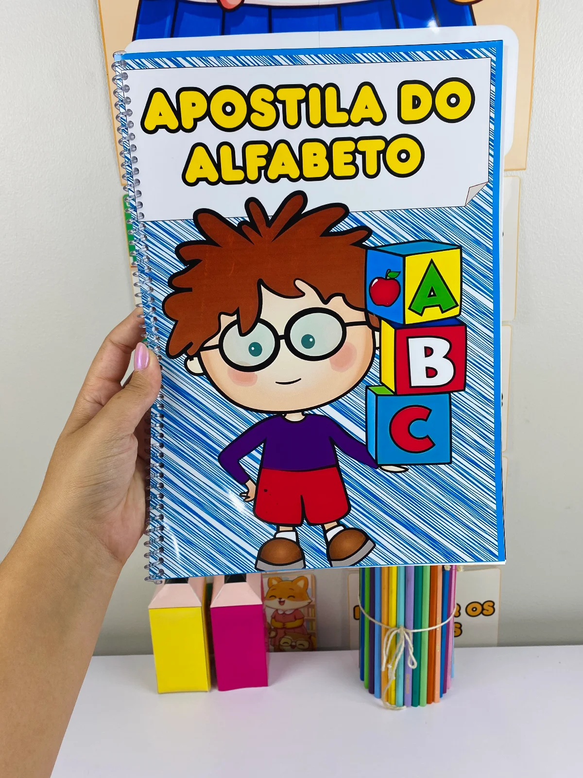 Apostila do Alfabeto – Alfabetização Completa do A ao Z — capa do material