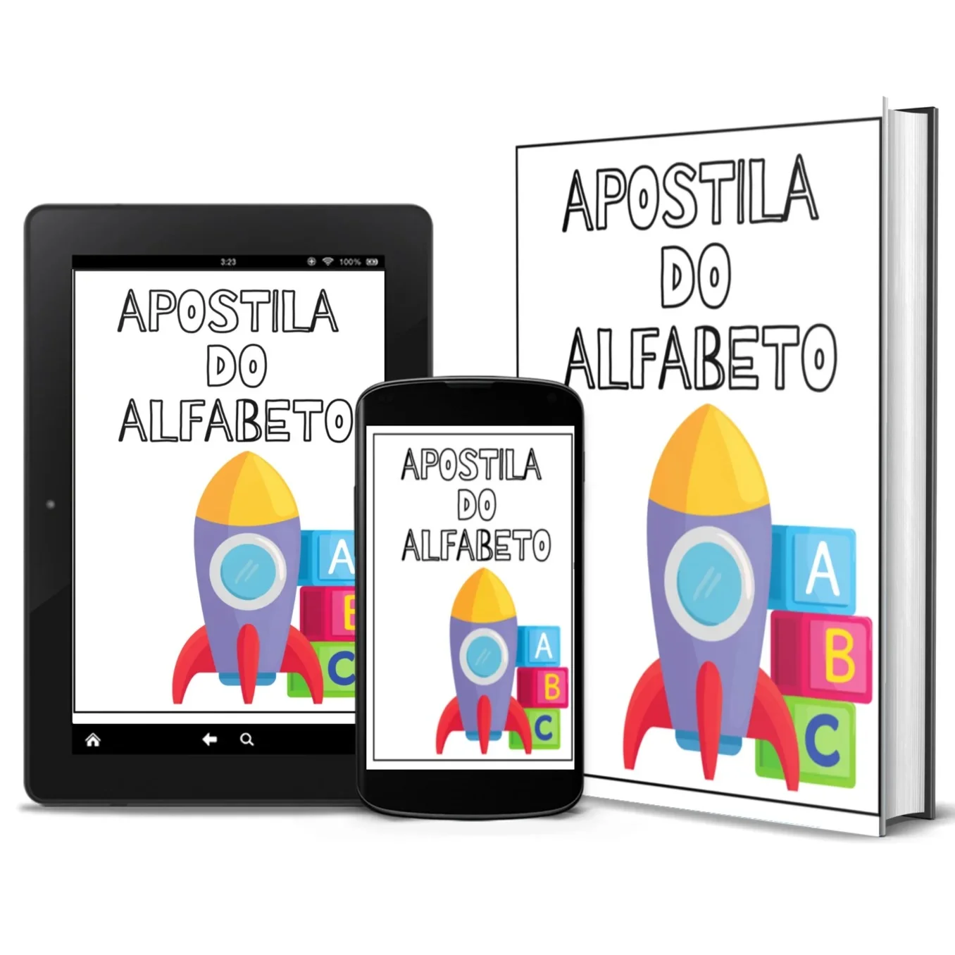 Apostila do Alfabeto para Educação Infantil e Alfabetização em pdf — amostra 3: Apostila do alfabeto com atividades para…