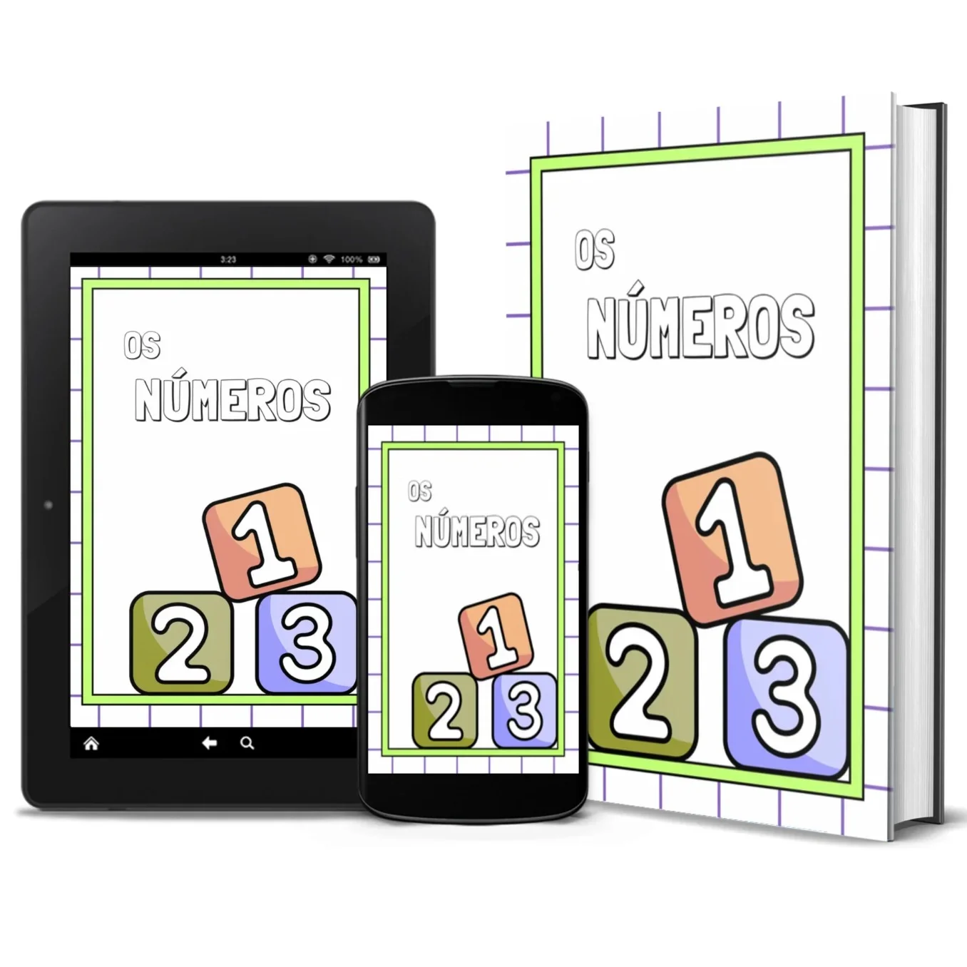 Apostila dos Números de 0 a 9 para Educação Infantil, 1º Ano e AEE — amostra 3: Apostila em pdf dos números de 0 a 9 com…
