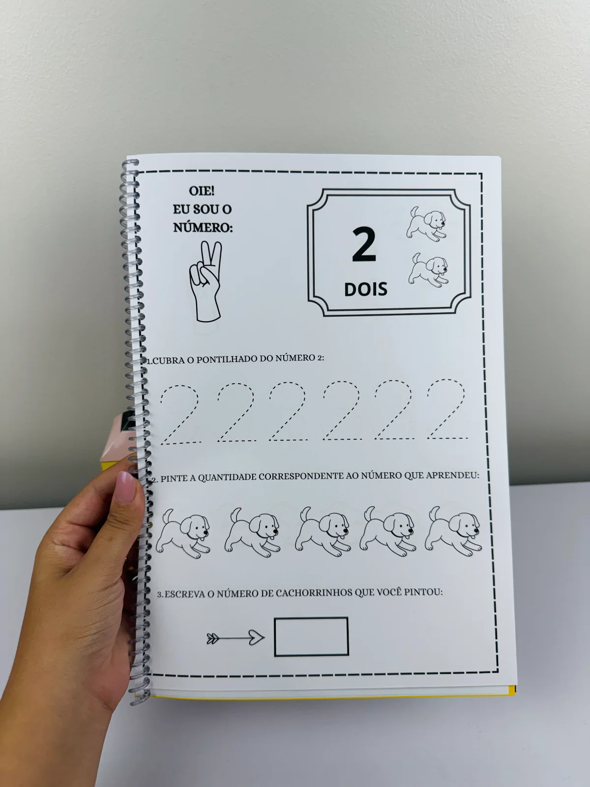 APOSTILA DOS NÚMEROS DE 1 AO 10 — amostra 3: A Apostila Números do 1 ao 10 foi desenvolvida para auxiliar no aprendizado…