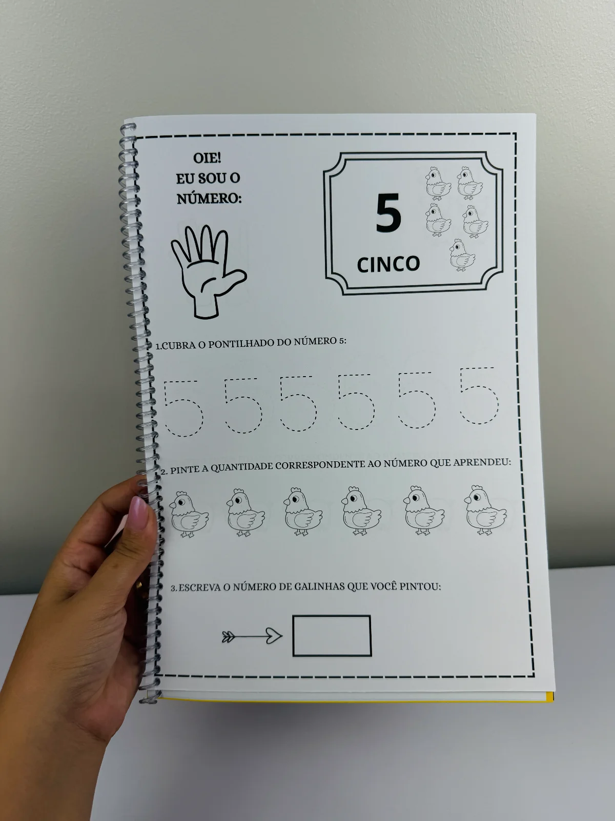 APOSTILA DOS NÚMEROS DE 1 AO 10 — amostra 4: A Apostila Números do 1 ao 10 foi desenvolvida para auxiliar no aprendizado…