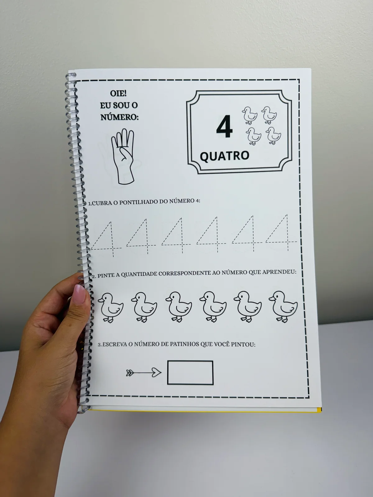 APOSTILA DOS NÚMEROS DE 1 AO 10 — amostra 7: A Apostila Números do 1 ao 10 foi desenvolvida para auxiliar no aprendizado…