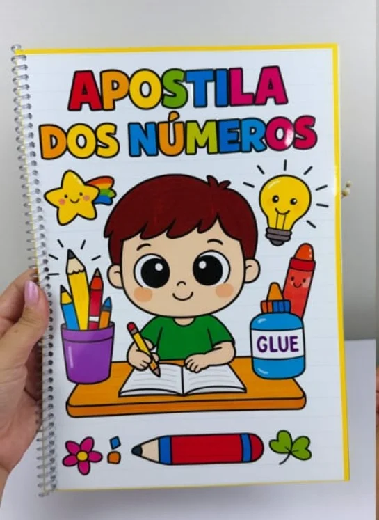Apostila dos Números do 1 ao 10 — capa do material