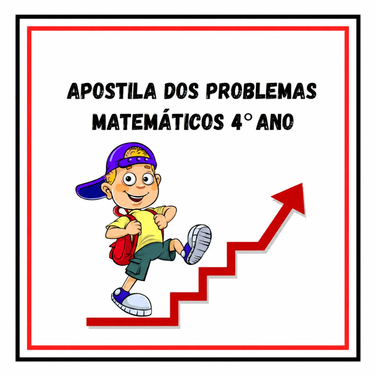Apostila dos Problemas de Matemática para o 4º Ano — capa do material