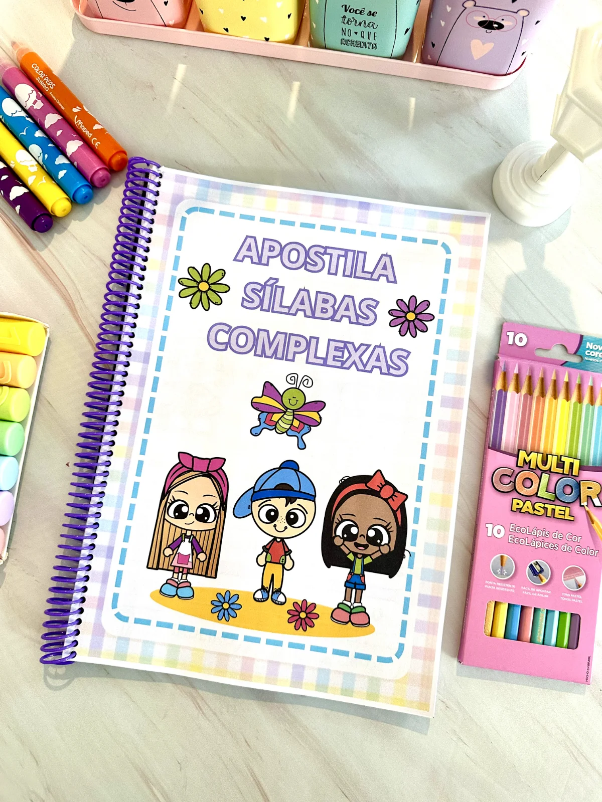 Apostila família das Sílabas Complexas alfabetizar — amostra 4: Apostila Atividades Sílabas Complexas para trabalhar o…