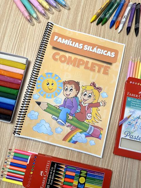 Apostila família silábica - complete – Material Pedagógico — Alfabetização para Todas as séries: *APOSTILA FAMÍLIAS…