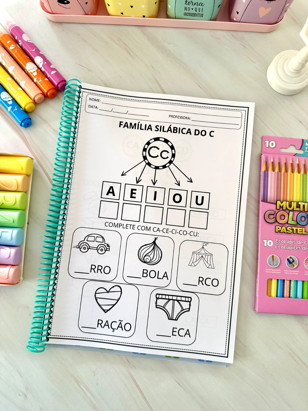 Apostila Família Silábica Simples – PDF para Imprimir | Alfabetização — amostra 2: Sobre o Apostila Família Silábica Simples