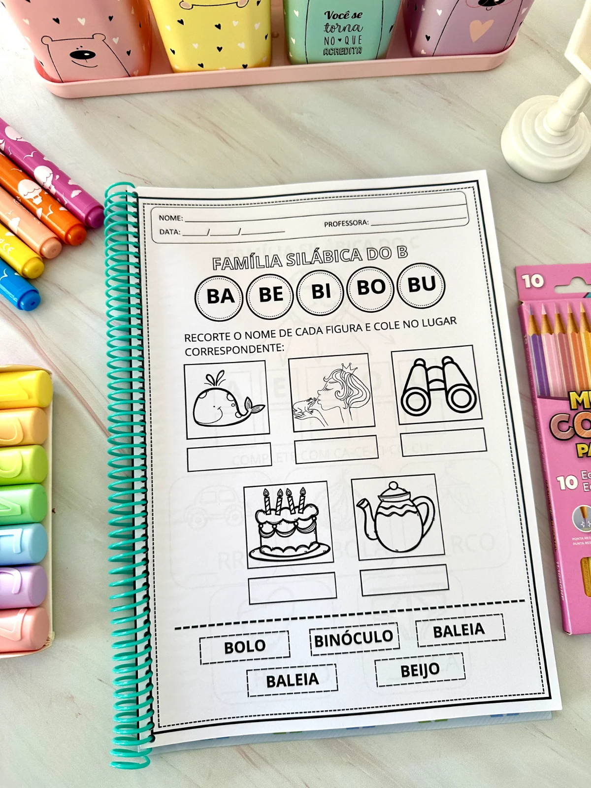 Apostila Família Silábica Simples – PDF para Imprimir | Alfabetização — amostra 3: Para quem é indicado