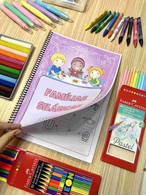 Apostila famílias silábicas - ligando – PDF para Imprimir | Alfabetização — capa do material