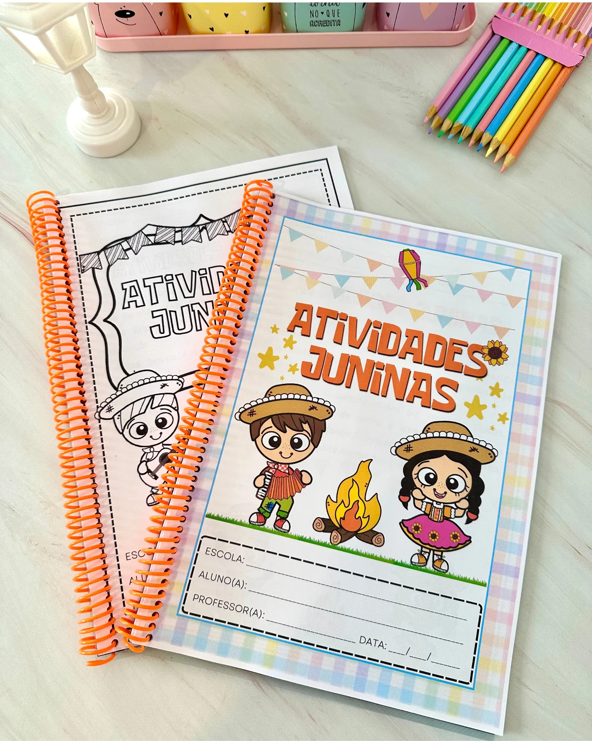 Apostila Festa Junina – Atividades Lúdicas para Educação Infantil — capa do material