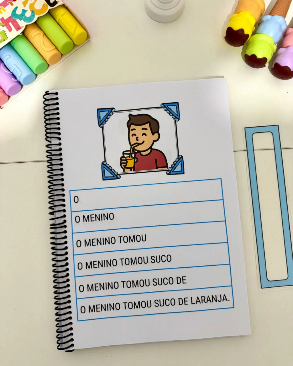 Apostila Fluência Leitora – 100 Frases para Treino de Leitura | Alfabetização PDF — amostra 5: A Apostila Fluência Leitora…