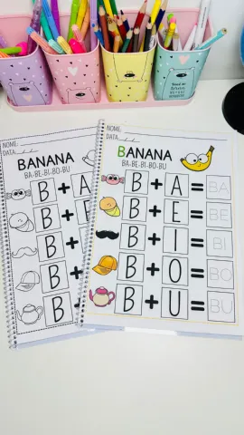 Apostila Formando Sílabas - Educação Infantil — amostra 1: Este material facilita a compreensão e a formação de sílabas,…