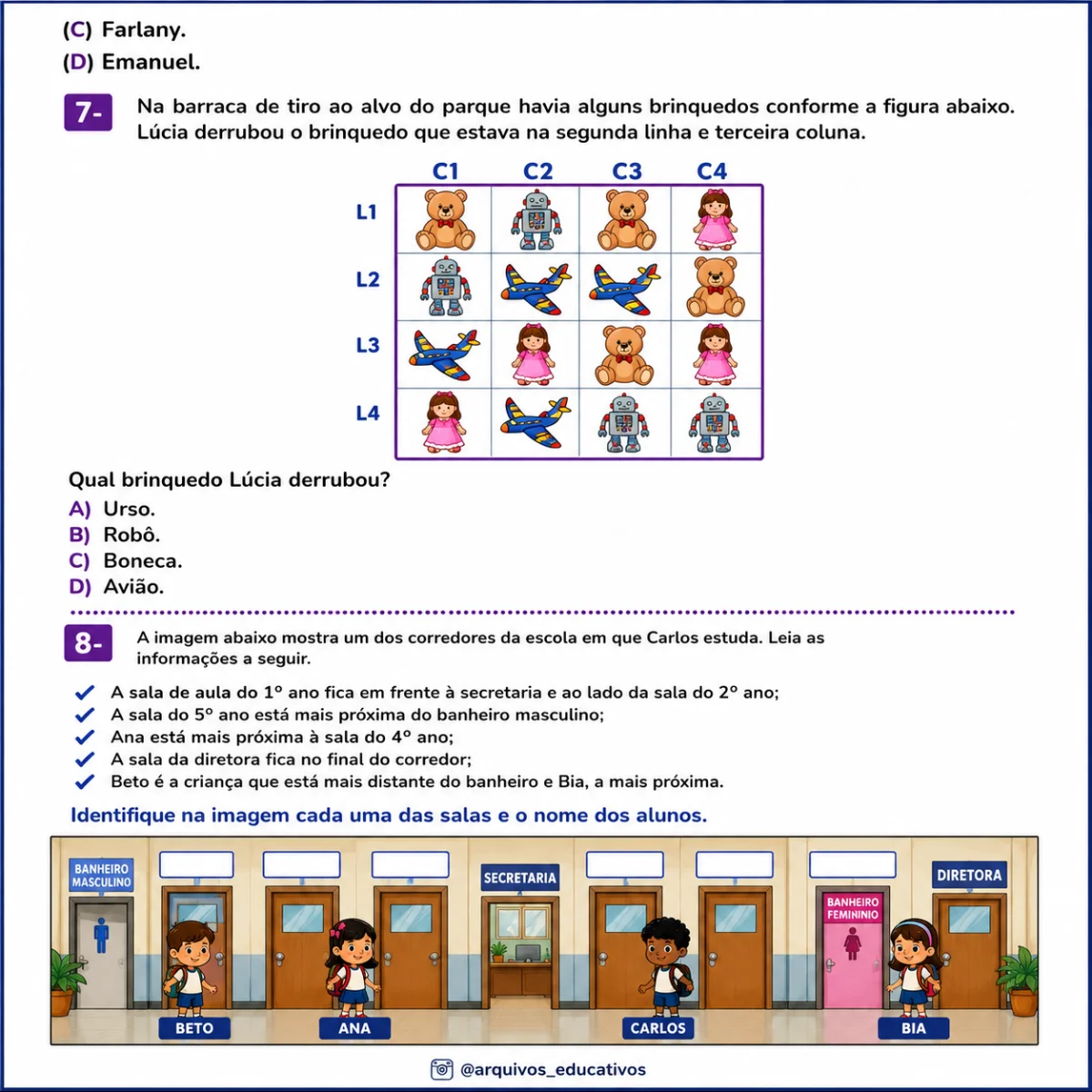 Apostila Geometria em Ação – 4º Ano — amostra 1: Apostila de Geometria para alunos do 4 ano, com atividades práticas e… Apostila Geometria em Ação – 4º Ano — amostra 1: Apostila de Geometria para alunos do 4 ano, com atividades práticas e…