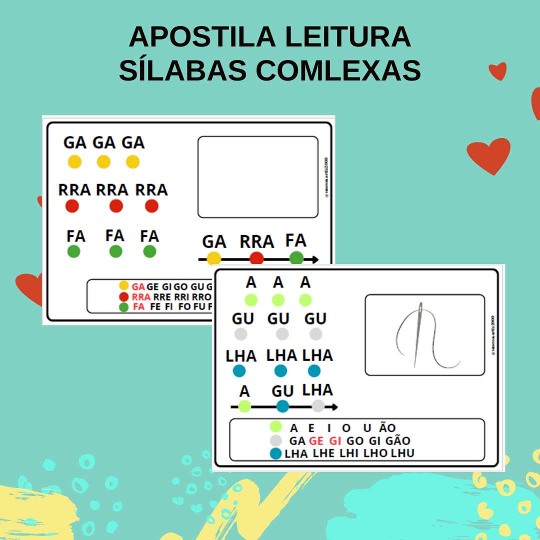 Apostila grafismo fonético: sílabas complexas – Material Pedagógico — Apostilas para Todas as séries: O arquivo contém 40…