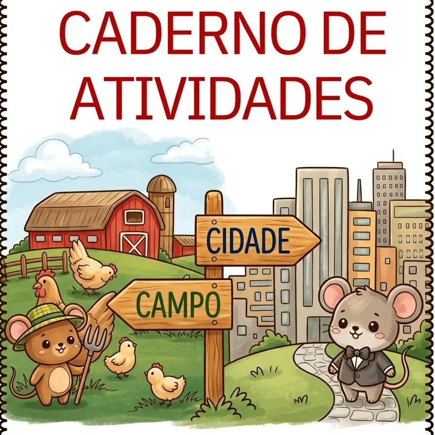 APOSTILA INTERDISCIPLINAR: RATINHOS DA CIDADE E CAMPO — capa do material