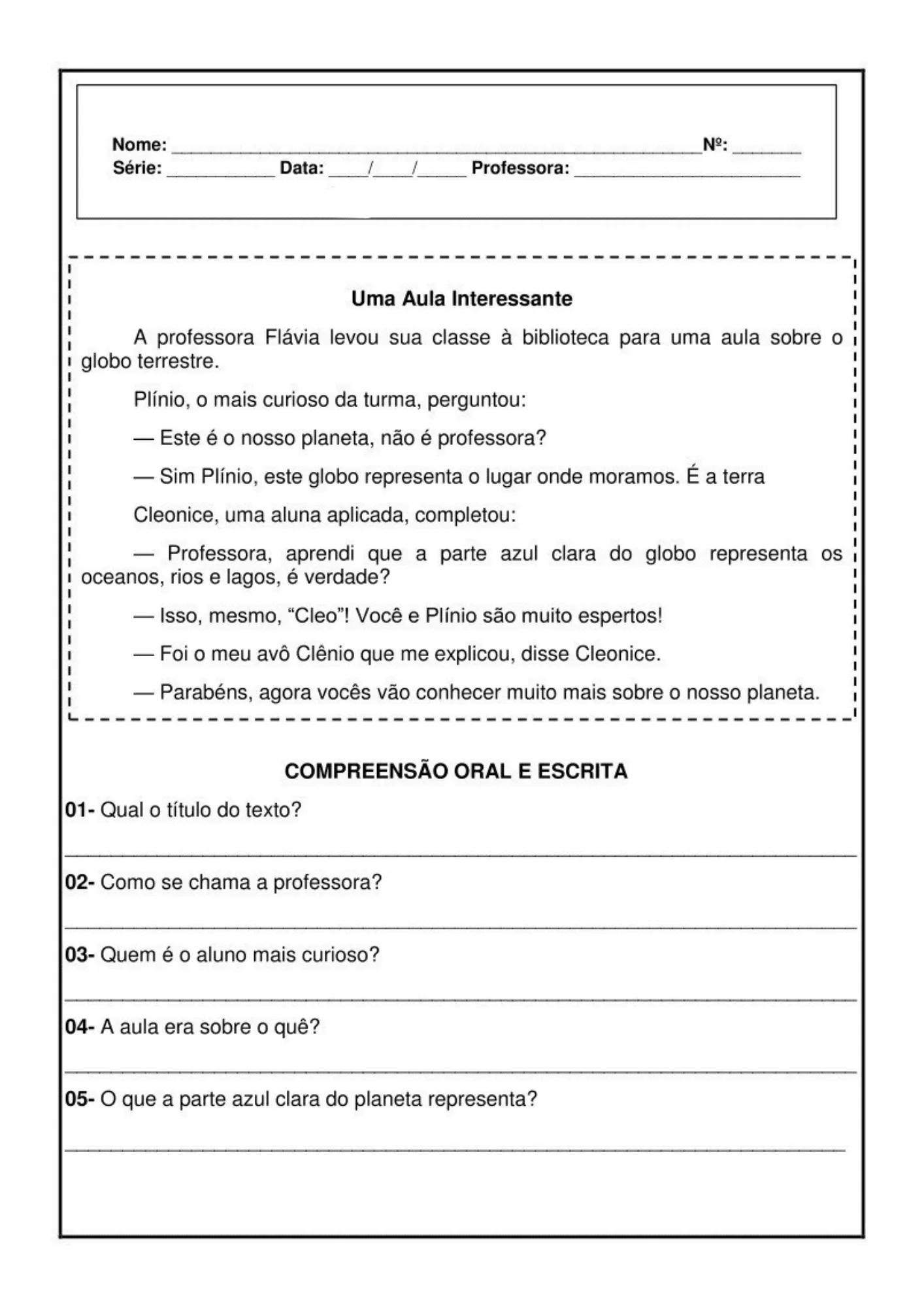 Apostila Interpretação de Texto do 3°ano ao 5°ano — amostra 3: Está em busca de atividades prontas para desenvolver a…