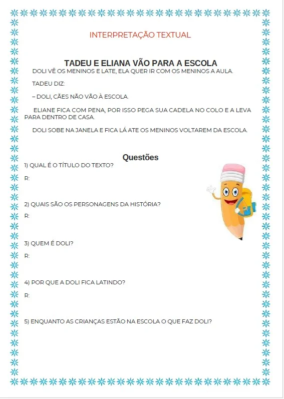 APOSTILA INTERPRETAÇÃO DE TEXTOS 2 - 20 PAG — amostra 2: Seu aluno consegue ler um texto, mas na hora de responder às…