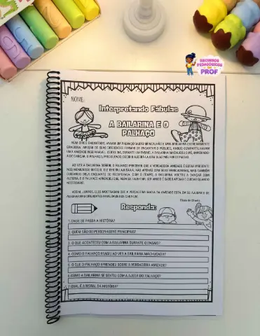 Apostila Interpretando Fábulas - Arquivo em PDF — amostra 1: A Apostila Interpretando Fábulas conta com 18 páginas…