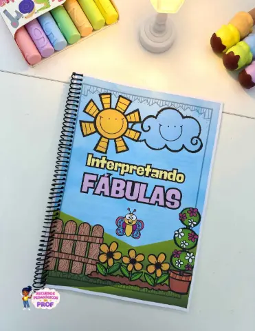 Apostila Interpretando Fábulas - Arquivo em PDF — capa do material