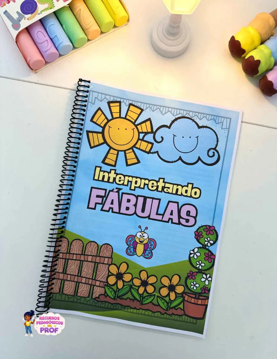 Apostila Interpretando Fábulas - Arquivo em PDF — Atividades para 3º ano: São 18 páginas de atividades ilustradas para…