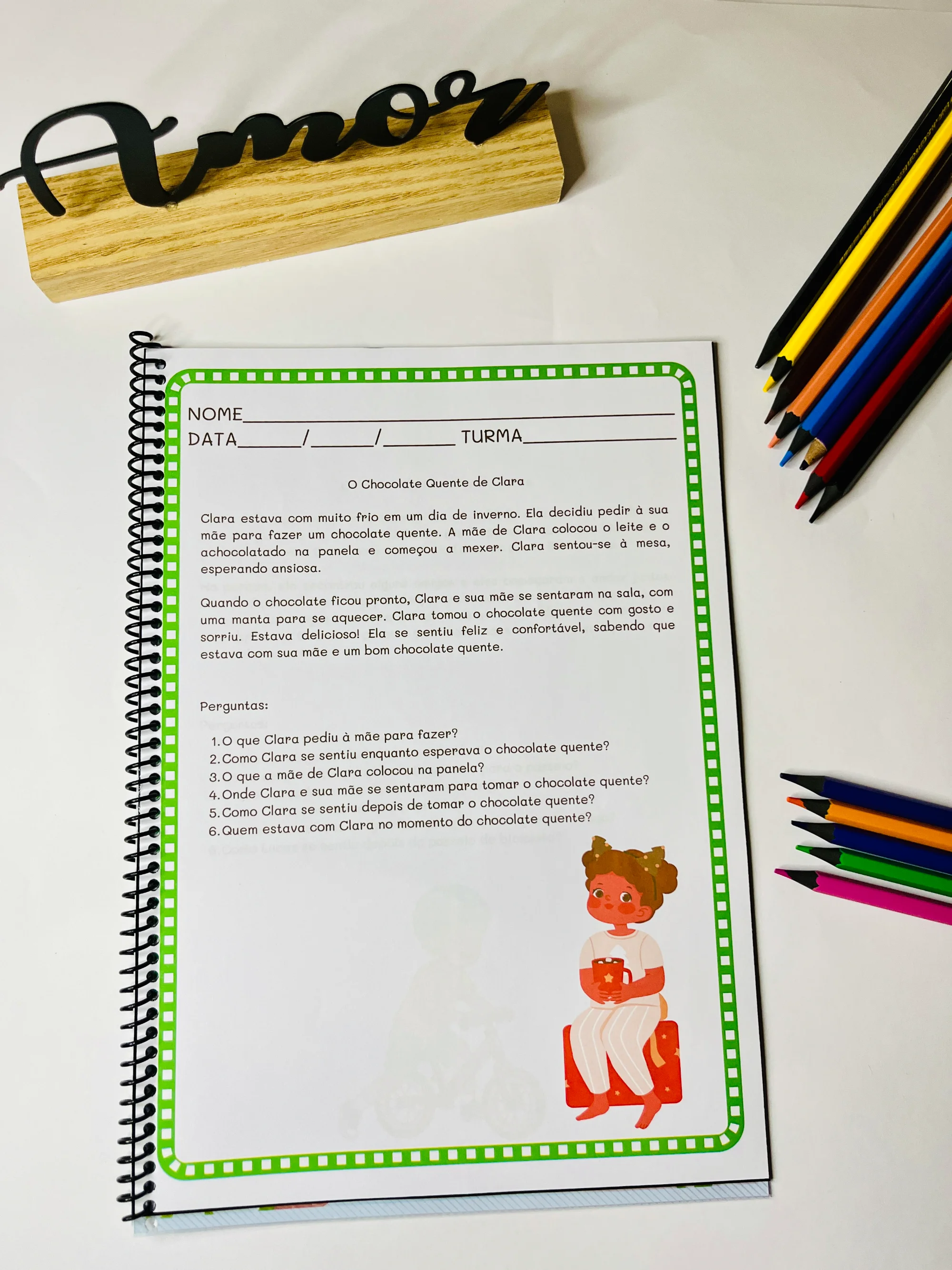 Apostila “Leitura e Interpretação para Alfabetização” — amostra 3: Desenvolva as habilidades de leitura e interpretação dos…