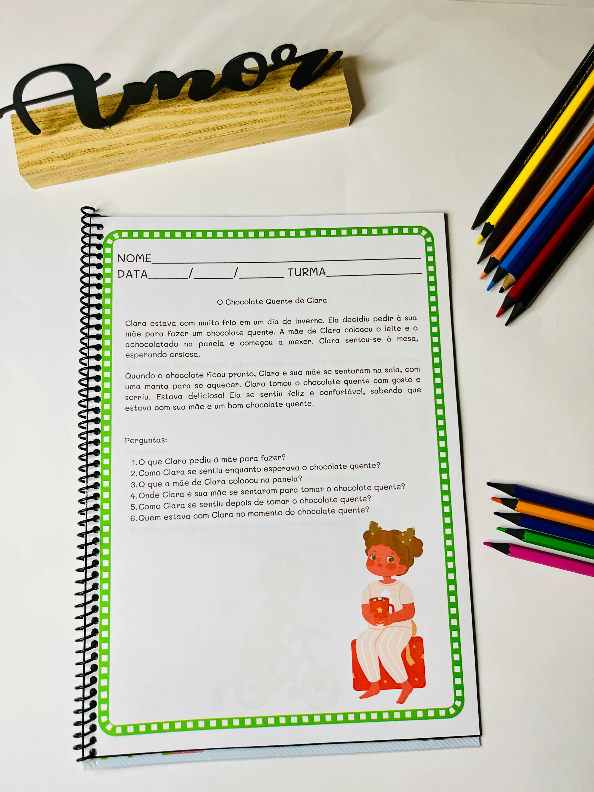 APOSTILA LEITURA E INTERPRETAÇÃO PARA ALFABETIZAÇÃO - ANOS INICIAIS — amostra 6: Transforme os momentos de leitura em…