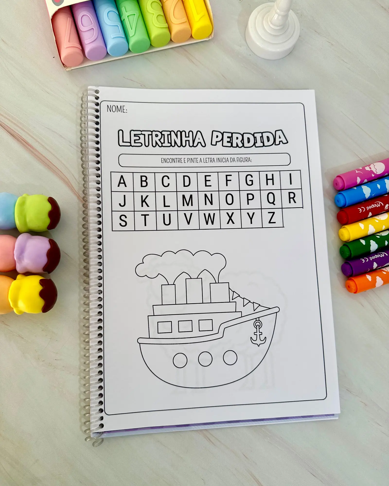 Apostila Letrinha do Dia – PDF para Imprimir | Alfabetização — amostra 2: de alfabetização de maneira adaptada às…