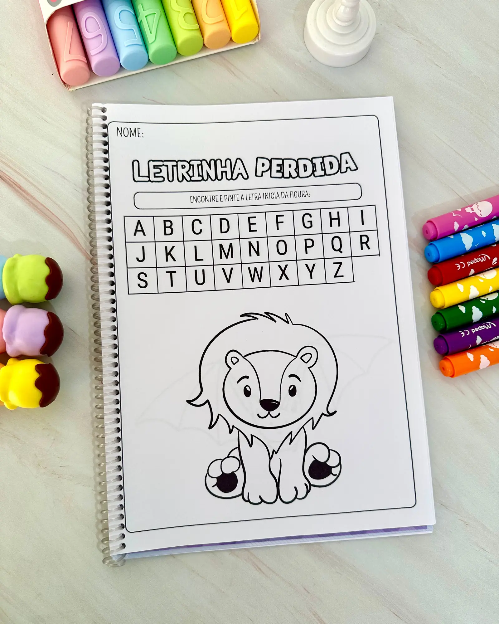Apostila Letrinha do Dia – PDF para Imprimir | Alfabetização — amostra 7: Aprendizagem Lúdica e Motivadora