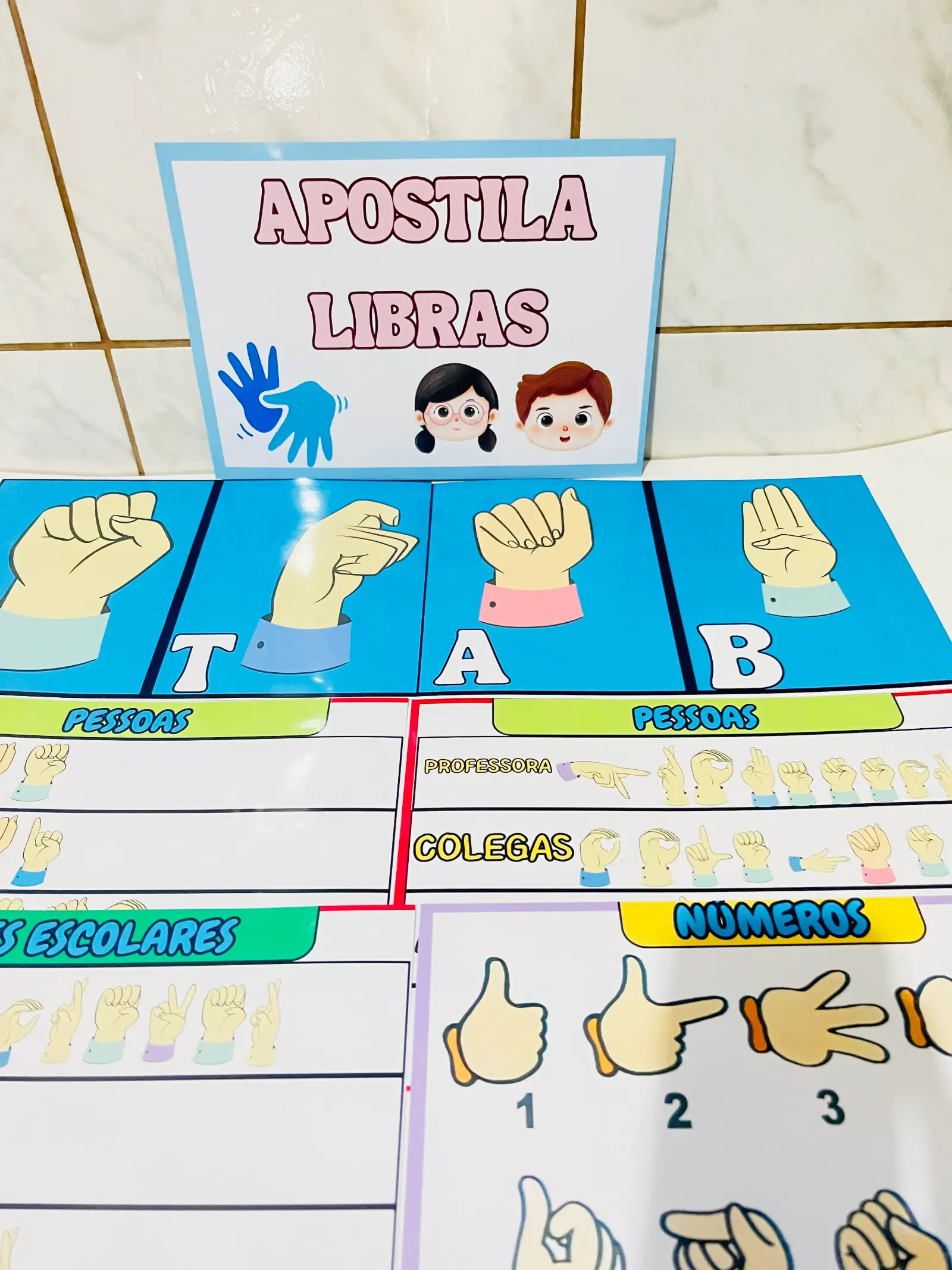 🎯 Apostila Libras – Comunicação e Inclusão ao Alcance das Mãos! 🤟 — amostra 3: Ensine Libras de forma lúdica, visual e…