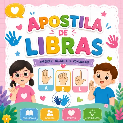 Apostila Libras – Introdução à Língua Brasileira de Sinais — capa do material