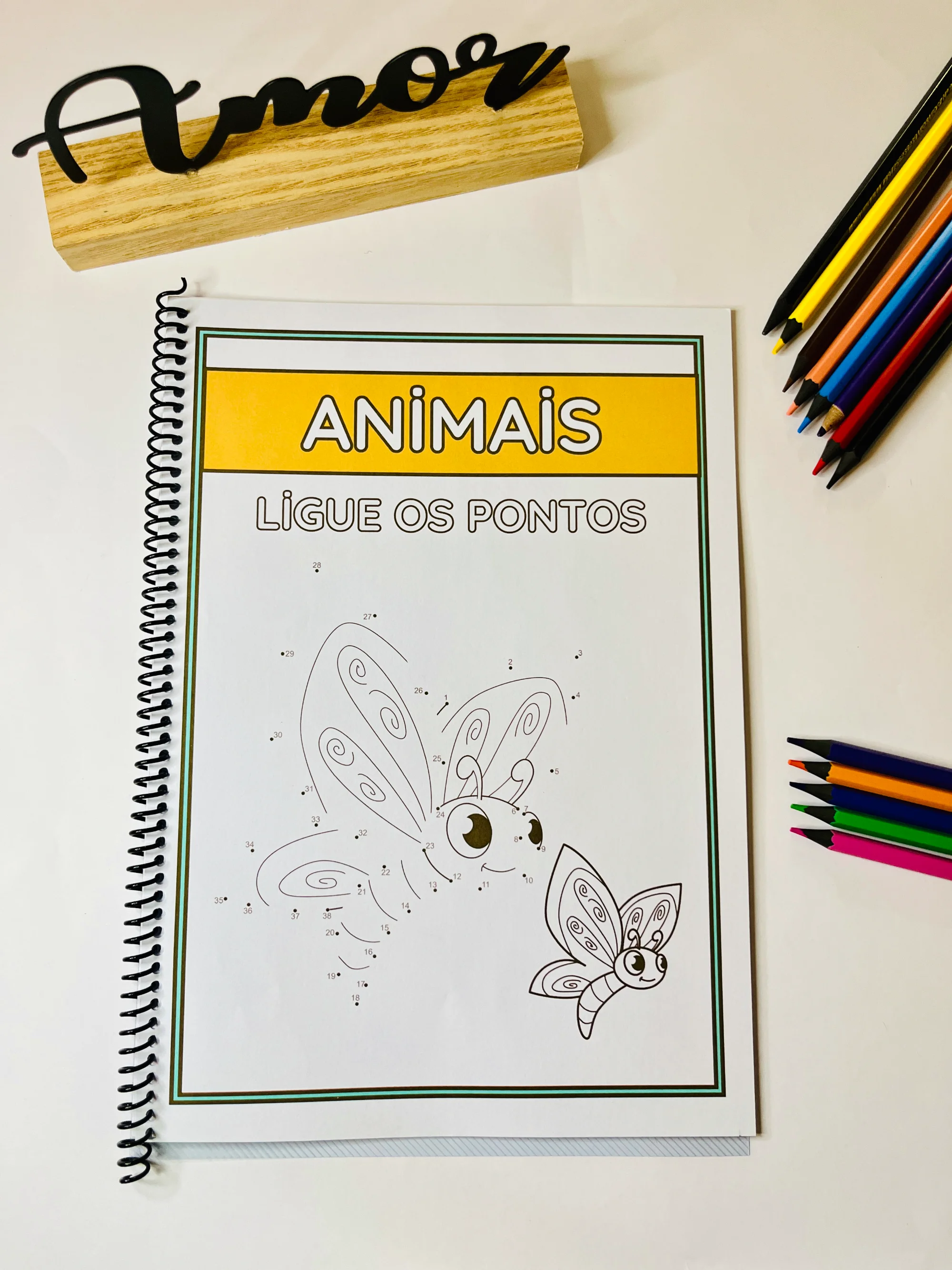 🐾🐘 APOSTILA LIGUE OS PONTOS DOS ANIMAIS – ALFABETIZAÇÃO 🦁🦋 — amostra 2: São 30 atividades lúdicas e educativas que…