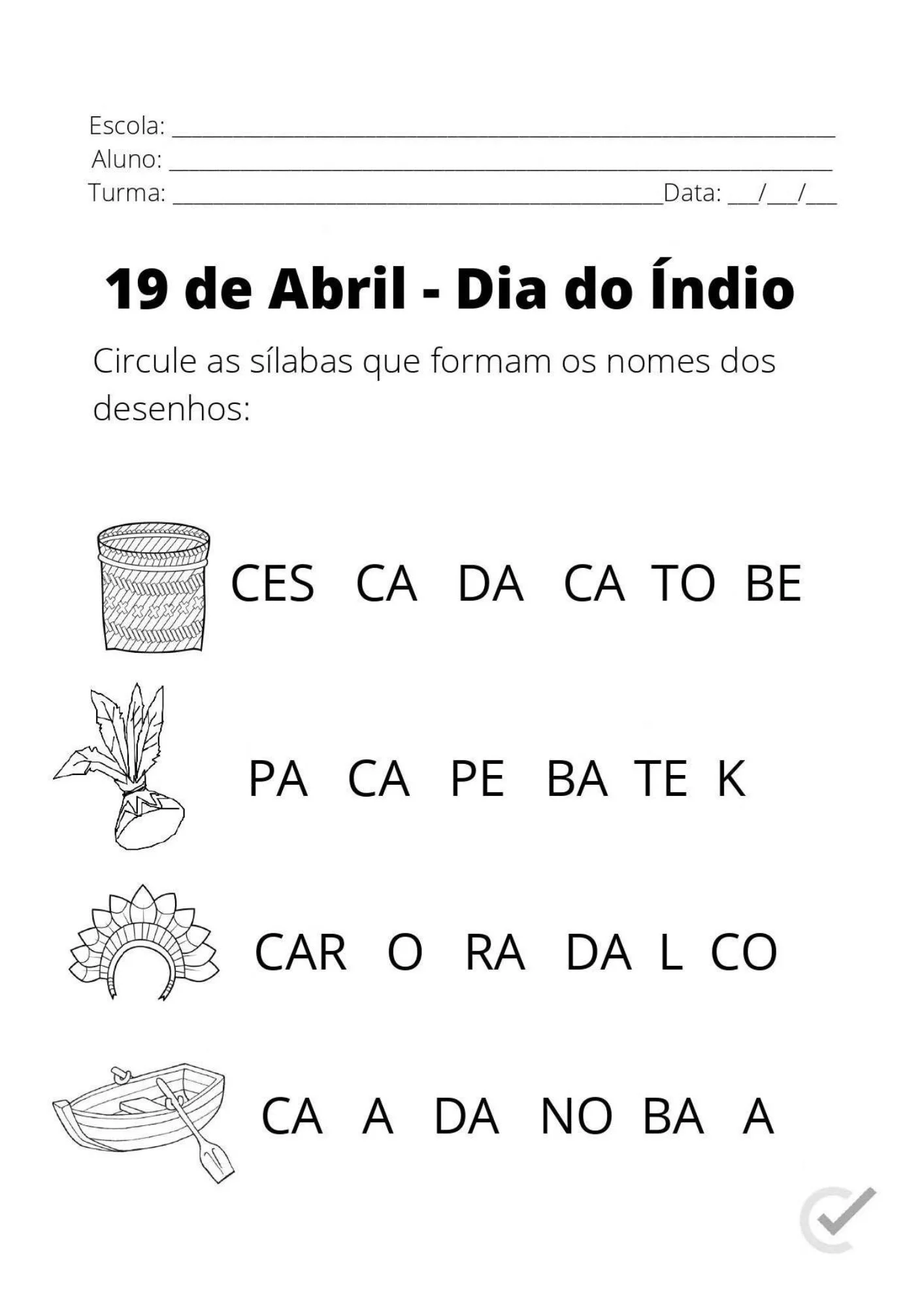 Apostila lúdica de alfabetização para crianças — amostra 4: Formato e Impressão