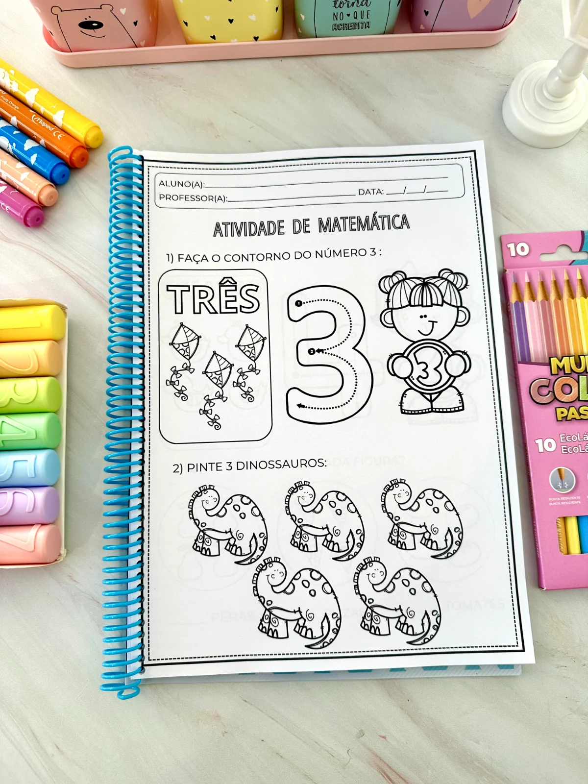 Apostila matemática 1 ao 20 | Educação Infantil e Anos Iniciais — amostra 3: Para quem é indicado