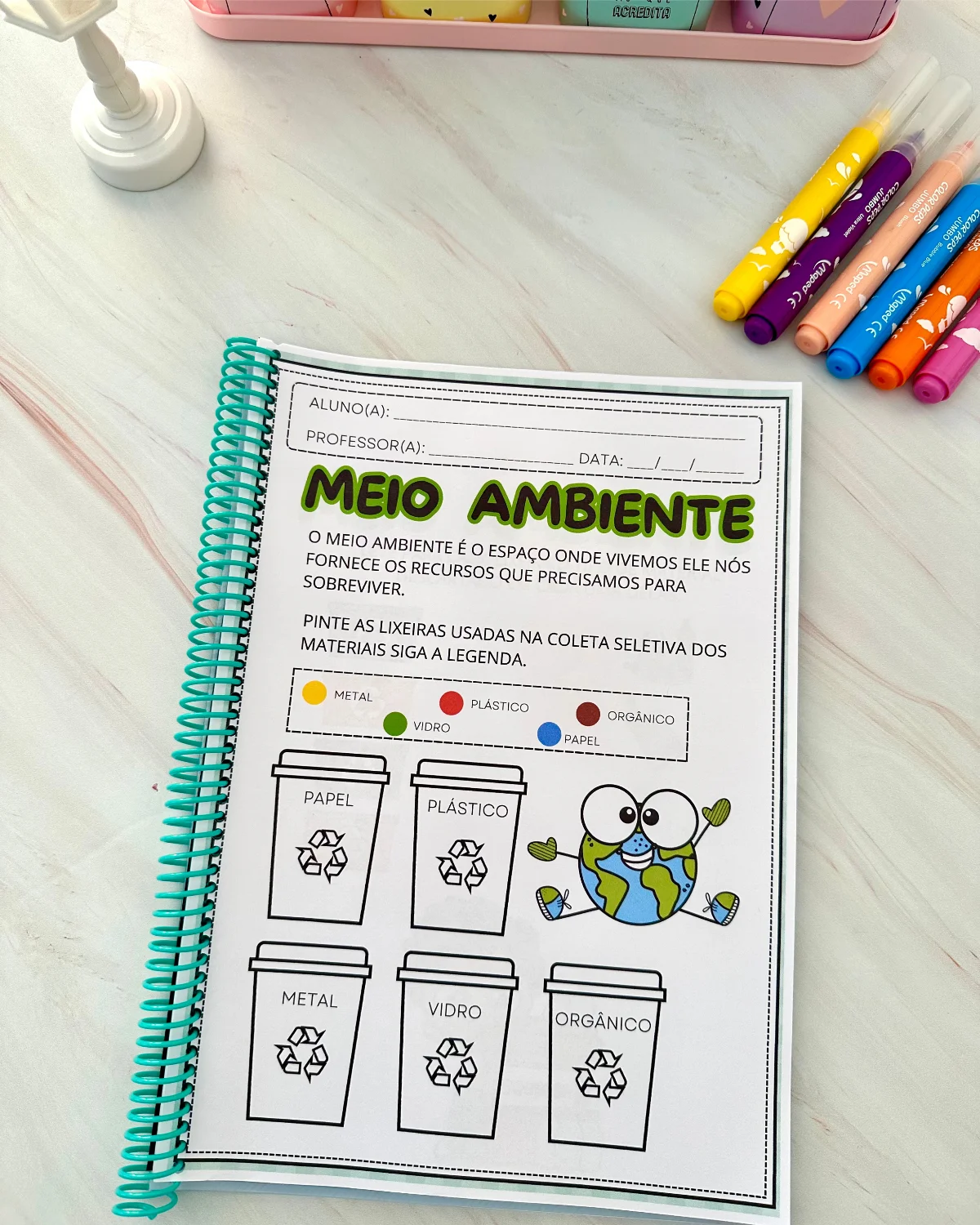 Apostila Meio Ambiente – Atividades Lúdicas e Educação Ambiental — amostra 5: A Apostila Meio Ambiente foi desenvolvida…