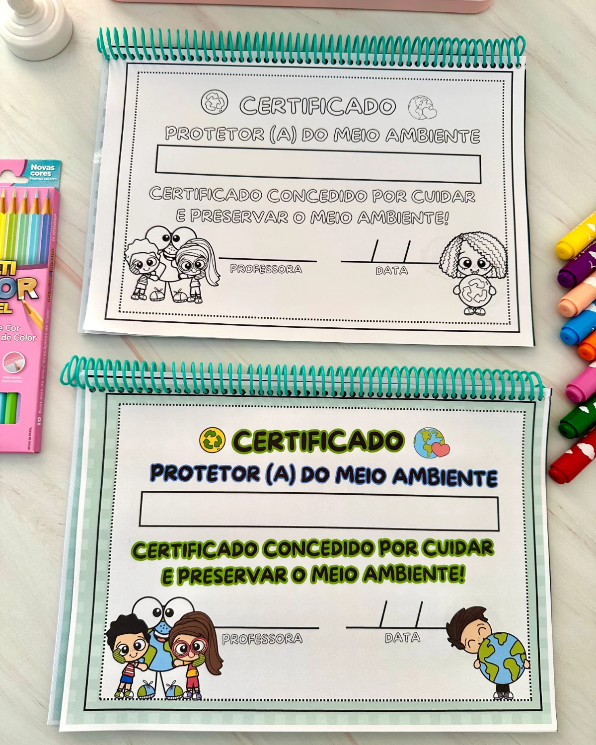 Apostila Meio ambiente – Material Pedagógico — amostra 5: Apostila de atividades para trabalhar o tema Meio Ambiente com…