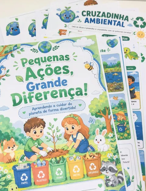 Apostila meio ambiente — capa do material
