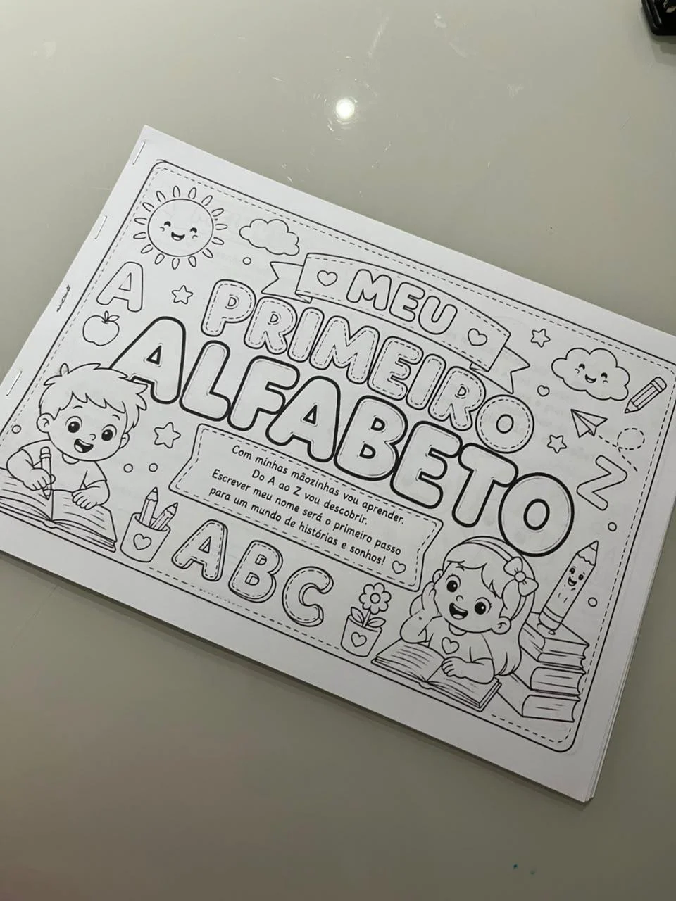 Apostila Meu Primeiro Alfabeto — capa do material