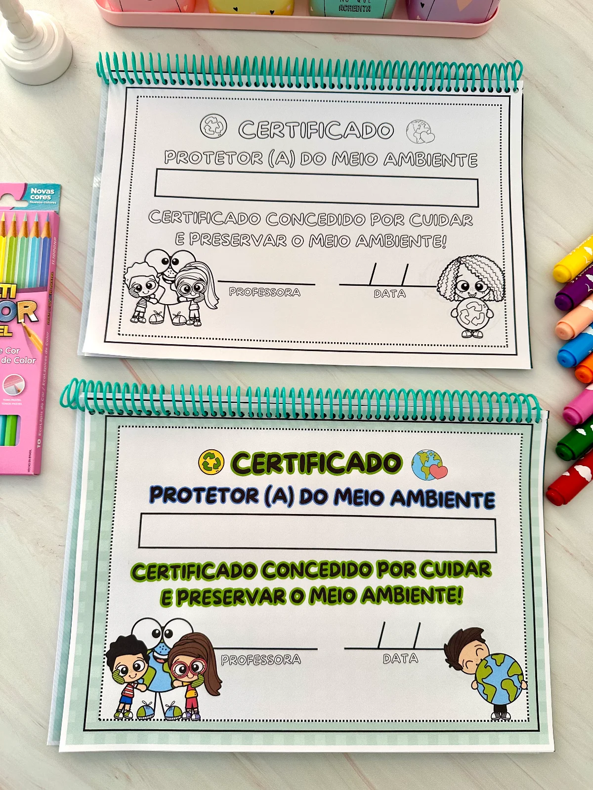 Apostila Minhas Atividades - Meio Ambiente — amostra 5: Apostila de atividades para trabalhar o tema Meio Ambiente com…