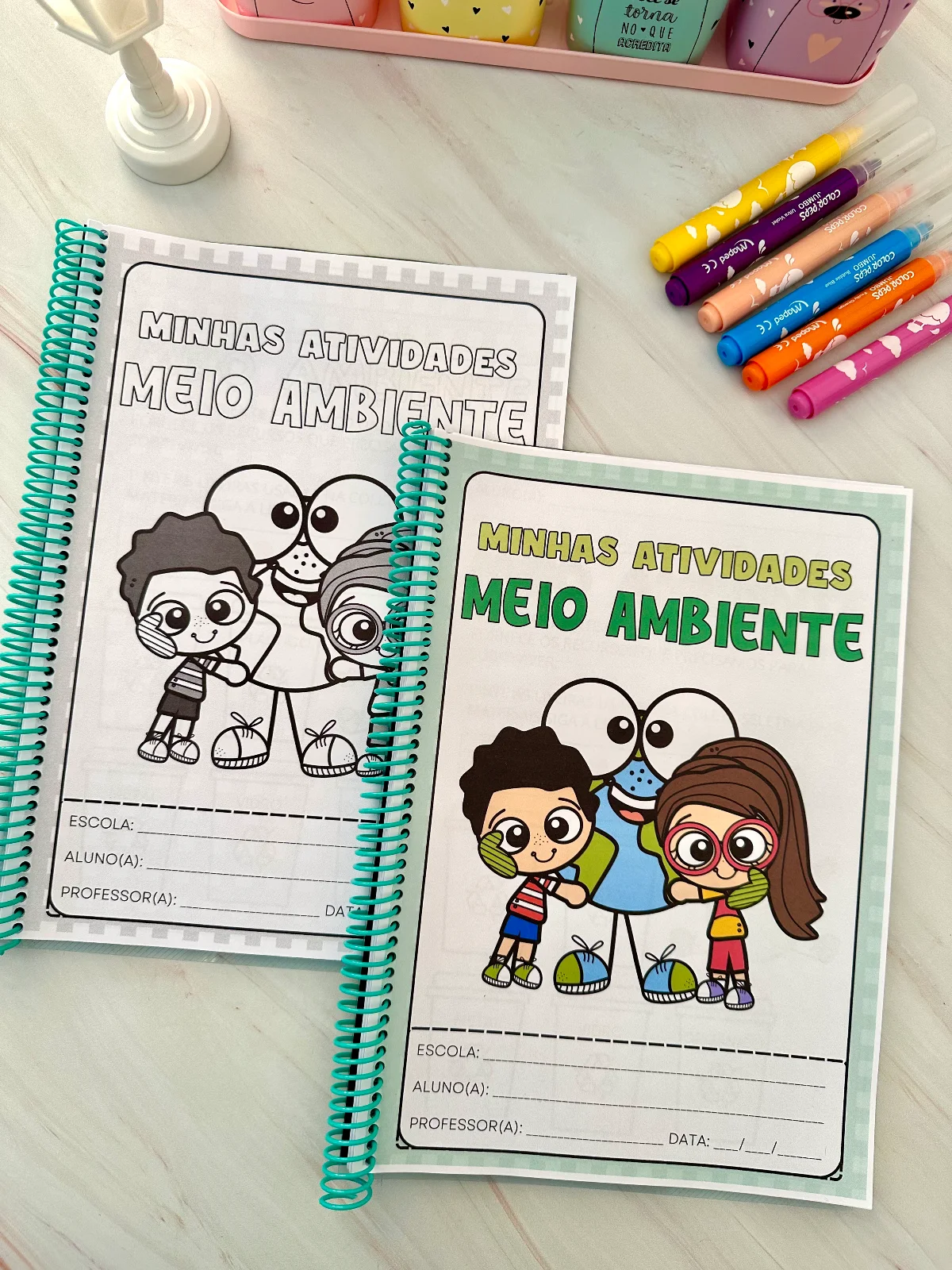 Apostila Minhas Atividades - Meio Ambiente — Alfabetização para Educação Infantil: Apostila de atividades para trabalhar o…