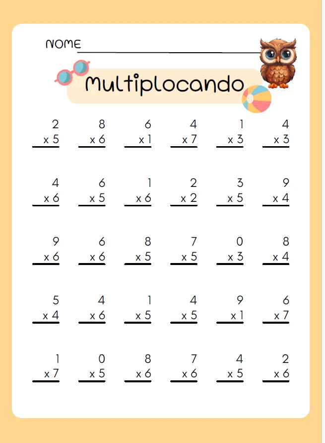 APOSTILA MULTIPLICAÇÃO - ALFABETIZAÇÃO MATEMÁTICA — amostra 3: A Apostila de Multiplicação foi desenvolvida para ajudar os… APOSTILA MULTIPLICAÇÃO - ALFABETIZAÇÃO MATEMÁTICA — amostra 3: A Apostila de Multiplicação foi desenvolvida para ajudar os…