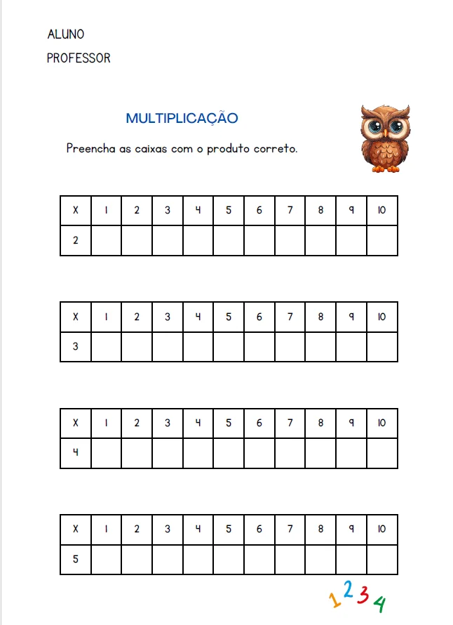 APOSTILA MULTIPLICAÇÃO - ALFABETIZAÇÃO MATEMÁTICA — amostra 5: A Apostila de Multiplicação foi desenvolvida para ajudar os… APOSTILA MULTIPLICAÇÃO - ALFABETIZAÇÃO MATEMÁTICA — amostra 5: A Apostila de Multiplicação foi desenvolvida para ajudar os…