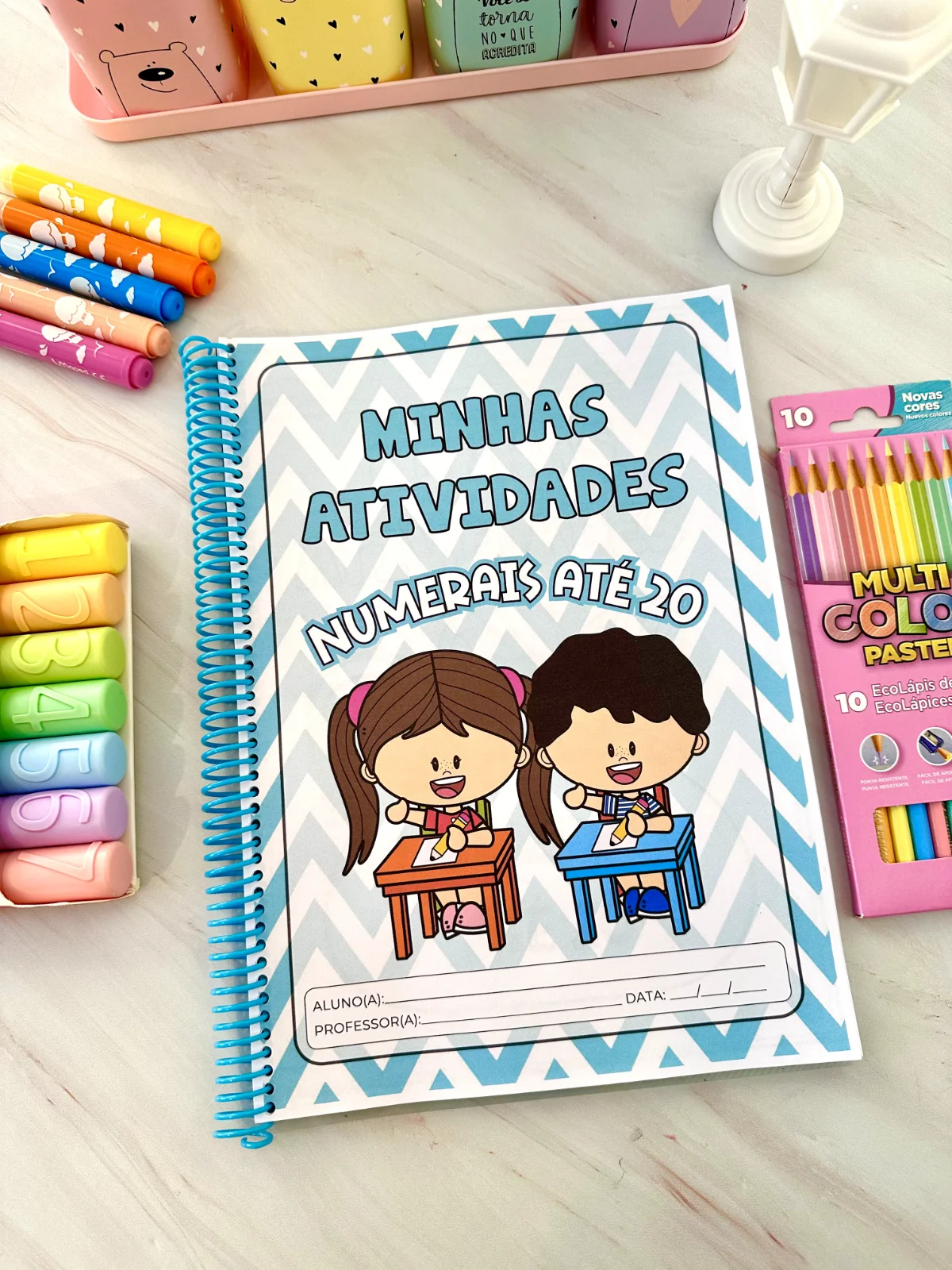 Apostila numerais até 20 | Educação Infantil e Anos Iniciais — Matemática para Educação Infantil: Apostila para trabalhar…
